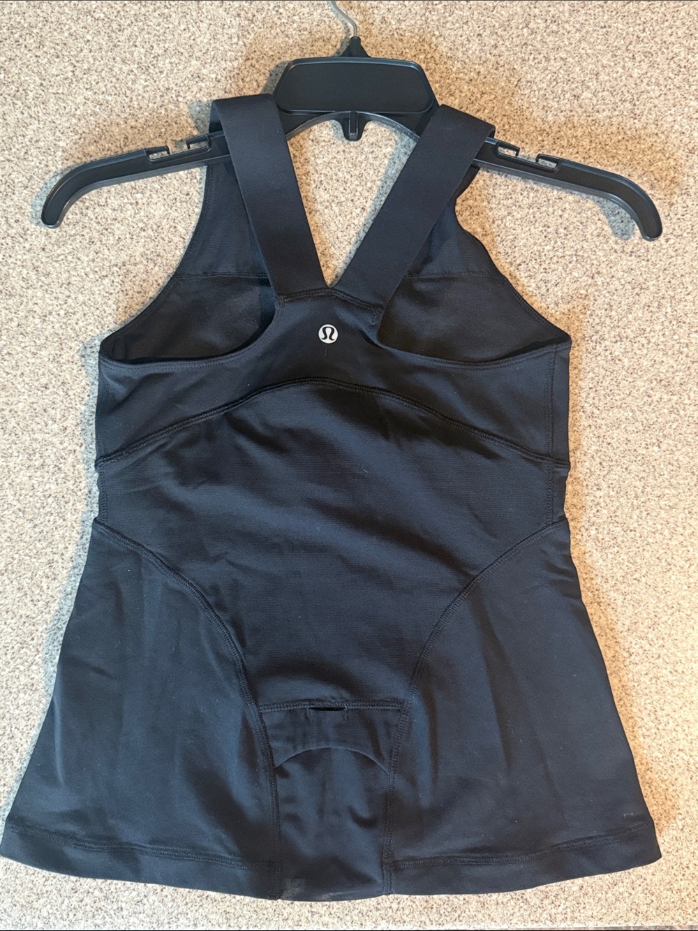 lululemon athletica Black Racerback Sports Tank Bra